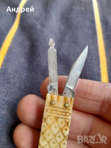 Стар джобен нож,ножче,ножка #11, снимка 5 - Други ценни предмети - 40435433