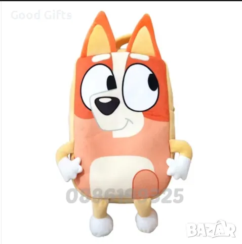 Плюшена играчка Раница Блуи и Бинго, Bluey and Bingo раница , снимка 11 - Плюшени играчки - 47358497