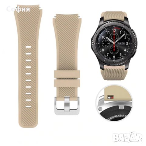 Каишка за Smart Wach Samsung Galaxy watch 22mm/Frontier/Huawei GT 2 pro/ active 2 и др. НАЛИЧНО!!! , снимка 16 - Смарт гривни - 31321695