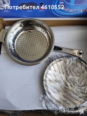 Нов луксозен комплект съдове за готвене , снимка 3 - Прибори за хранене, готвене и сервиране - 52665178