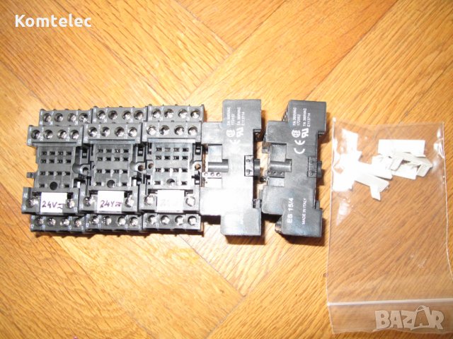 Цокли за релета ES 15/4 7 A 300 V, снимка 4 - Друга електроника - 28320395