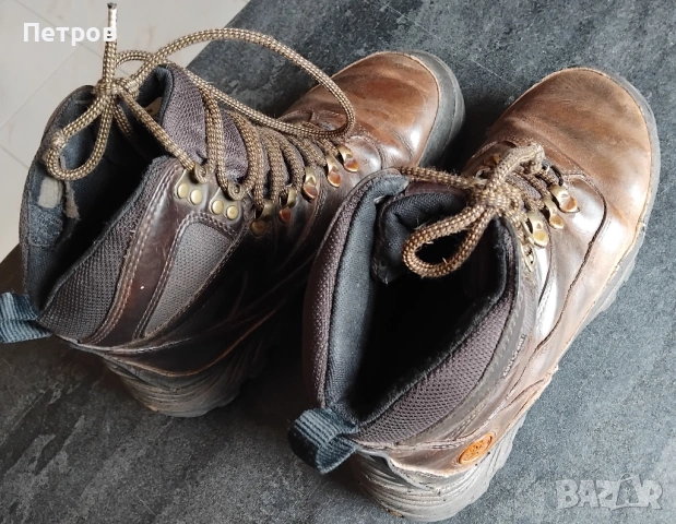 Зимни, кожени Обувки Timberland 41 , снимка 2 - Мъжки боти - 53563325