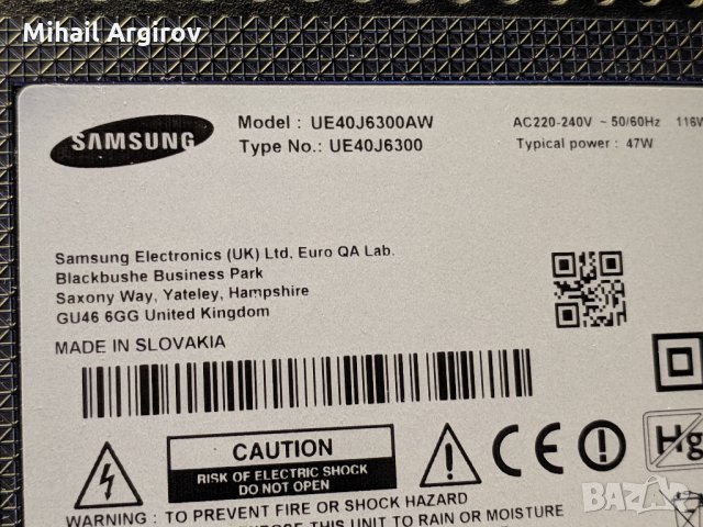 SAMSUNG UE40J6300AW-BN41-02353B-BN44-00803A, снимка 2 - Части и Платки - 26858583