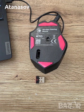 Безжична мишка Bloody R70, снимка 3 - Клавиатури и мишки - 51080332