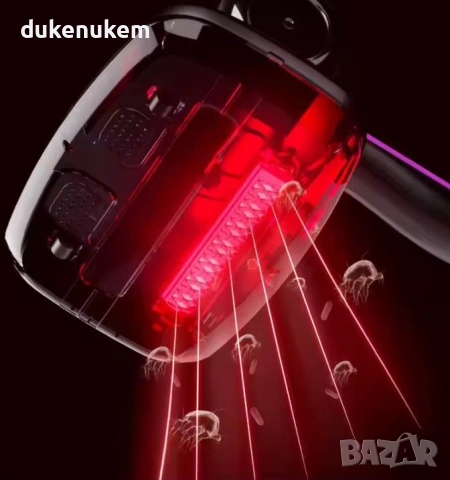 Прахосмукачка против акари, за матраци, дивани, мека мебел, UV-C стерилизация, снимка 4 - Прахосмукачки - 53270967