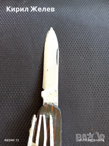 Старо туристическо джобно ножче от соца за КОЛЕКЦИЯ ДЕКОРАЦИЯ 26426, снимка 4 - Други ценни предмети - 50970702
