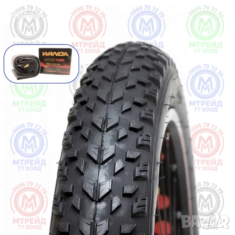 Външни и вътрешни гуми WANDA за ФАТБАЙК велосипед - 20x4.0 / 26x4.0
