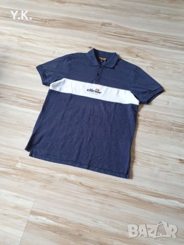 Оригинална мъжка тениска с яка Ellesse, снимка 2 - Тениски - 33427068