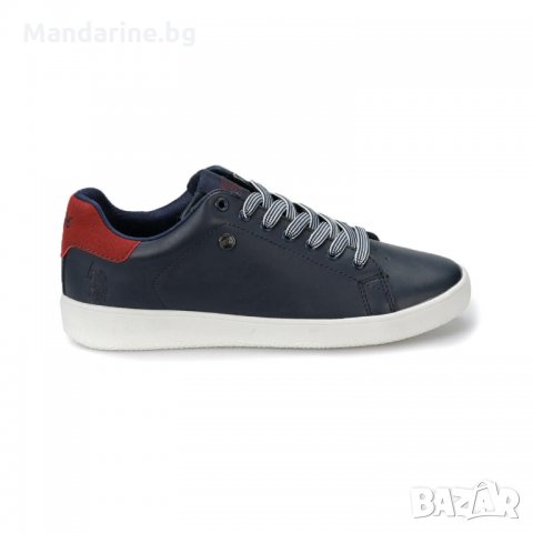 ПРОМО 🍊 U.S. POLO® № 38 🍊 Оригинални кожени спортни обувки DARK BLUE & RED нови с кутия, снимка 6 - Дамски ежедневни обувки - 26727164