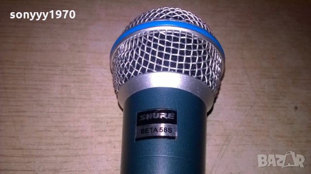shure beta sm58s-profi microphone-внос швеицария, снимка 6 - Микрофони - 26626044