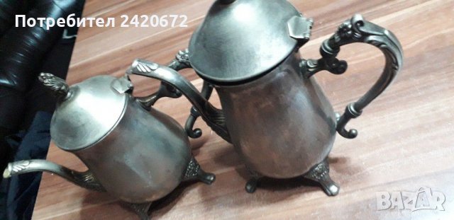 Ретро посребрени чайници, снимка 2 - Декорация за дома - 38161118