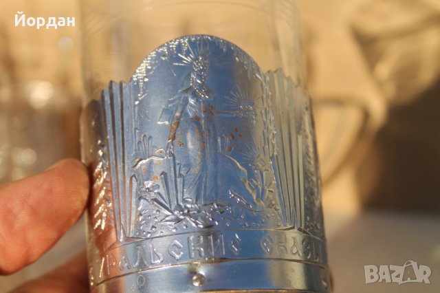 6 броя СССР чаши за чай ''Приказка за Урал'', снимка 11 - Антикварни и старинни предмети - 43573096