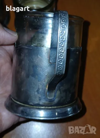 Подстакани посребрени СССР -6 бр., снимка 9 - Антикварни и старинни предмети - 49509027