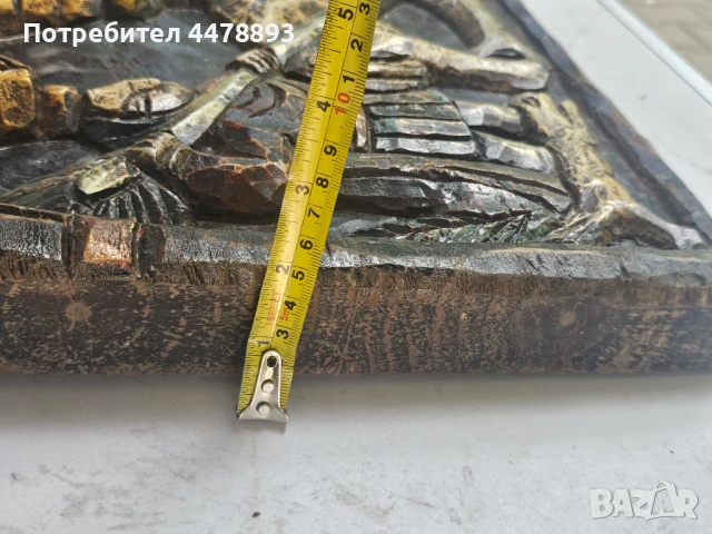 Стара масивна дърворезба , снимка 5 - Антикварни и старинни предмети - 50858053