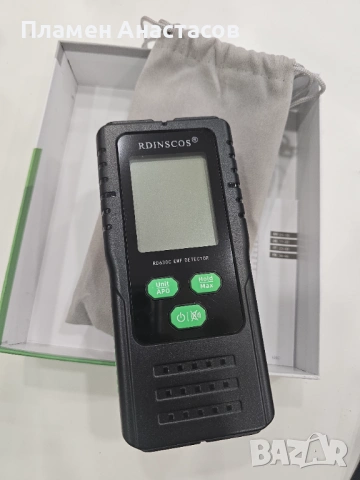 RDINSCOS RD630C EMF Meter – дигитален детектор за електромагнитно излъчване с цветен дисплей, снимка 8 - Друга електроника - 53297092