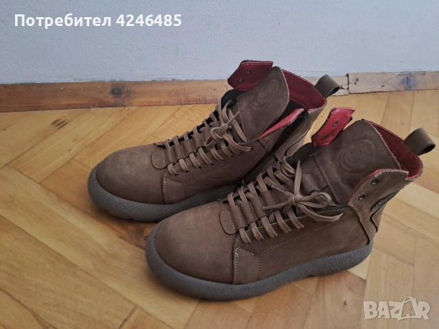 Боти естествена кожа, снимка 5 - Дамски боти - 53372264