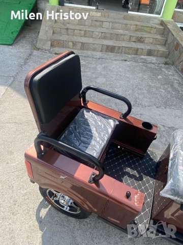 ДВУМЕСТНА ЕЛЕКТРИЧЕСКА ТРИКОЛКА 1500W 20 AH 2023г, снимка 5 - Мотоциклети и мототехника - 43688503