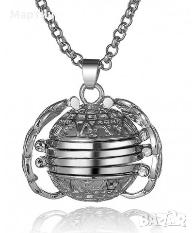 Огърлица медальон ангелски крила със снимки - сребърен и златен цвят, снимка 3 - Колиета, медальони, синджири - 27141654