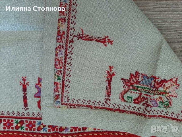 Много красиво ръчно бродирано каре за маса , снимка 3 - Декорация за дома - 28784122
