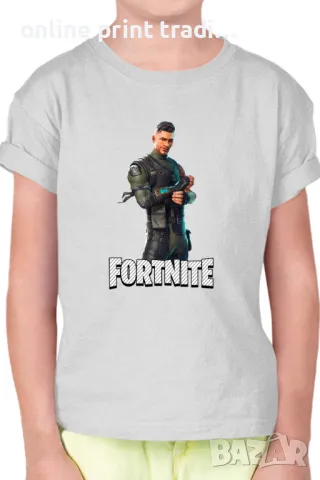 Детска тениска Фортнайт Fortnite Squad Leader 02, снимка 4 - Детски тениски и потници - 48524487