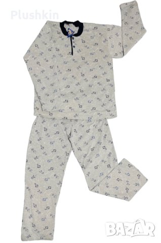 Мъжка ватирана пижама L - нова