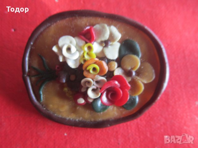 Уникална арт брошка ръчна изработка , снимка 3 - Други - 34793735