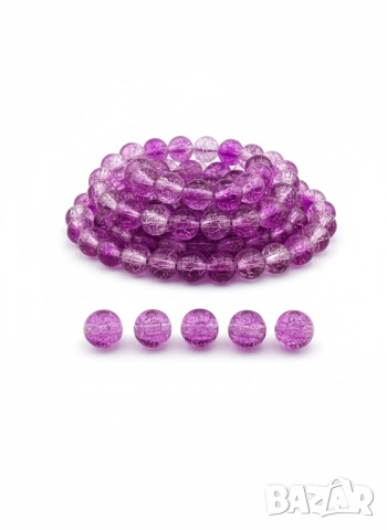 Стъклени Мъниста за Бижута 10мм 8мм 6 мм 4мм J287