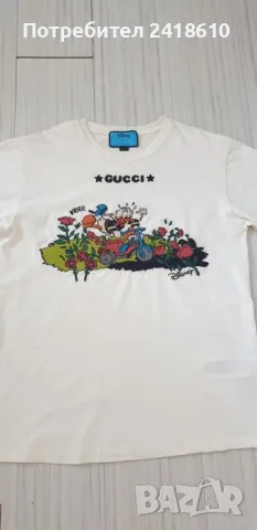 GUCCI x Off White Disney Edition Cotton Made in Italy Womens Size L НОВО! ОРИГИНАЛ! Дамска Тениска!, снимка 9 - Тениски - 47389582