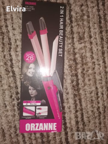 Нова Преса 2 в 1 за изправяне и къдрене на коса, снимка 7 - Друга електроника - 33123106