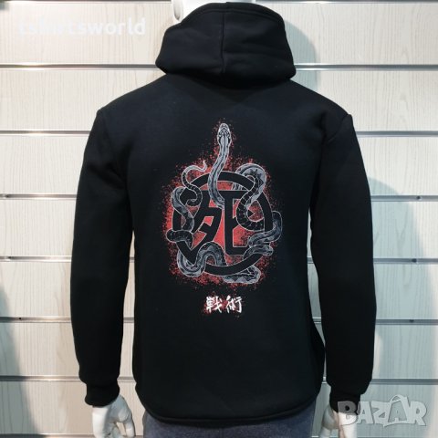 Нов мъжки суичър с дигитален печат на IRON MAIDEN - Senjutsu Samurai Eddie Snake Death С ГРЪБ, снимка 3 - Суичъри - 38906732