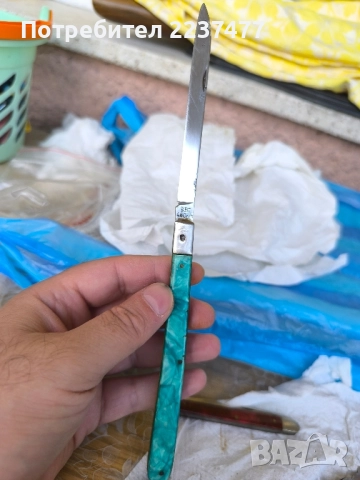 соц дълго дегустаторско ножче Велико Търново , снимка 2 - Ножове - 51645877
