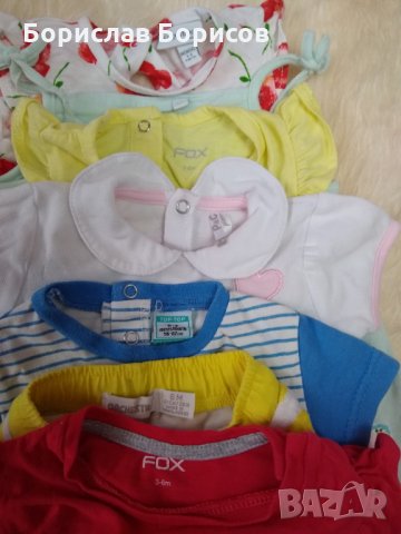 Лот бодита ромпъри 0-3м./3-5м., снимка 2 - Бодита за бебе - 28585572