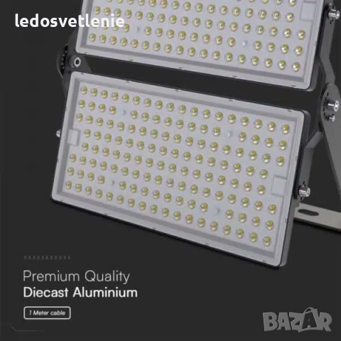 LED 500W Прожектор V-tac 67500 lumen с 2 г.гаранция , снимка 7 - Лед осветление - 52674749