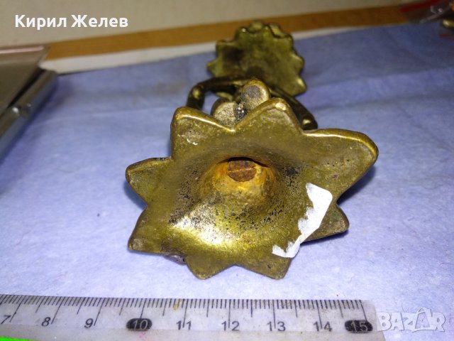 Старинен АР НУВО КОЛЕКЦИОНЕРСКИ ФИГУРАЛЕН БРОНЗОВ СВЕЩНИК Чист БРОНЗ с АВТЕНТИЧНА ПАТИНА 41409, снимка 12 - Колекции - 43888576