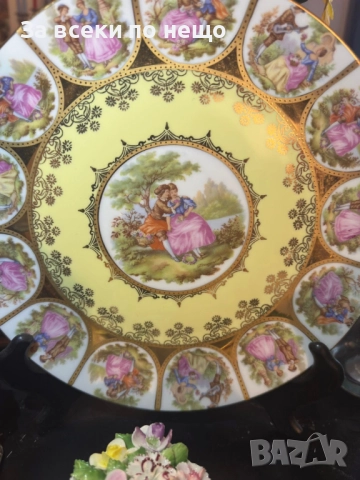 Circa 1930 “Любовна история” - изящно немско плато Код P1810