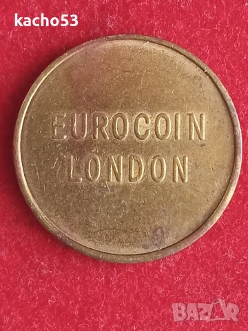 Жетон- игрален EUROCOIN LONDON , Великобритания, снимка 1