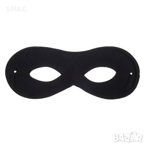 Хелоуин / Halloween карнавална маска овална черна_1030694