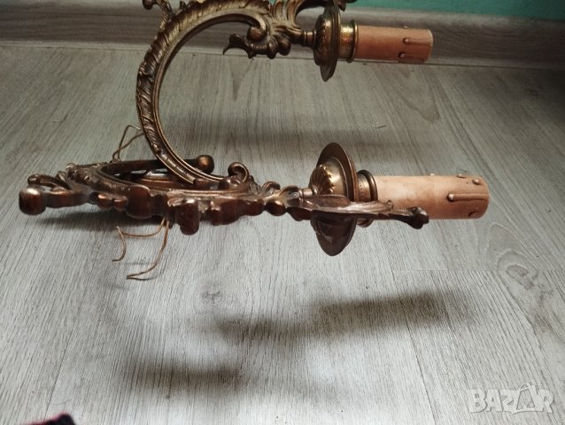 Два аплика рококо-комолект, снимка 3 - Лампи за стена - 43898020