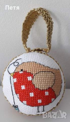 Коледни топки - ръчна изработка, снимка 4 - Декорация за дома - 48015203