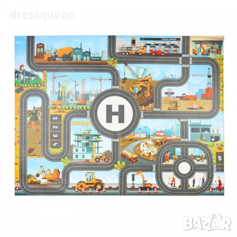 3318 Постелка за игра с писта за колички, снимка 6 - Други - 37485497