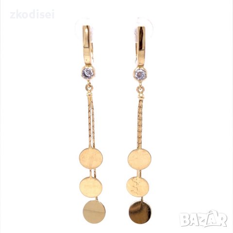 Златни обеци 4,08гр. 14кр. проба:585 модел:20530-2