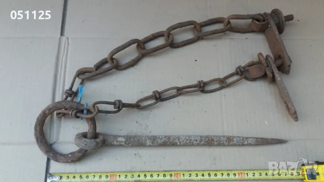 стар масивен клюн, окова - възраждане , снимка 4 - Антикварни и старинни предмети - 48512648