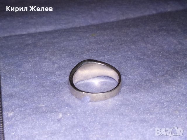 NIKE Марков ЕМАЙЛИРАН СРЕБЪРЕН АРТ ПРЪСТЕН СРЕБРО 925 АК - НАЙК ОРИГИНАЛЕН с МАРКИРОВКИ 34613, снимка 6 - Пръстени - 39470999