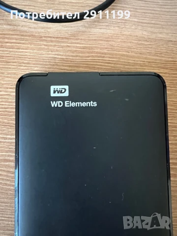 Външен диск WD 1TB, снимка 2 - Външни хард дискове - 51189846