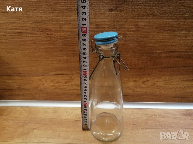 Бутилка с плътно затваряне Clear 1 L, снимка 8 - Други - 50599708