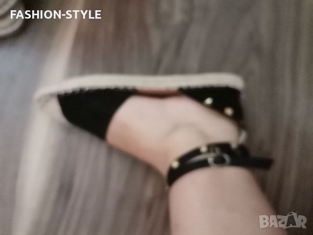 Черни сандали интересен модел, снимка 4 - Сандали - 37297158