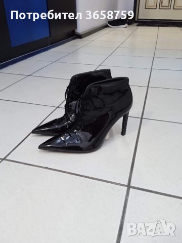 Zara лачени боти, нови, 37.5-8