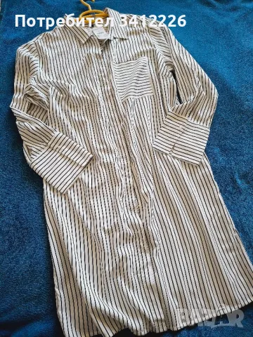 Дамска рокля тип риза Kappahi L, снимка 4 - Рокли - 49650815