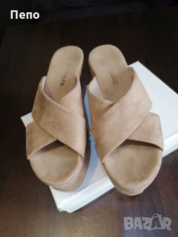 Бежови чехли, снимка 1