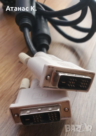 Кабел: DVI-D към DVI-D / Single Link / 1.8m - Различни видове, снимка 3 - Други - 52234322